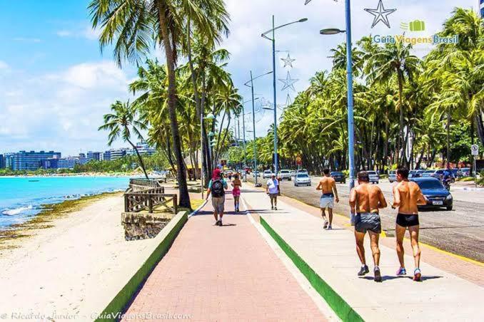 Temporada Com Luxo Em Maceio , Cm Vista Da Praia Exterior foto